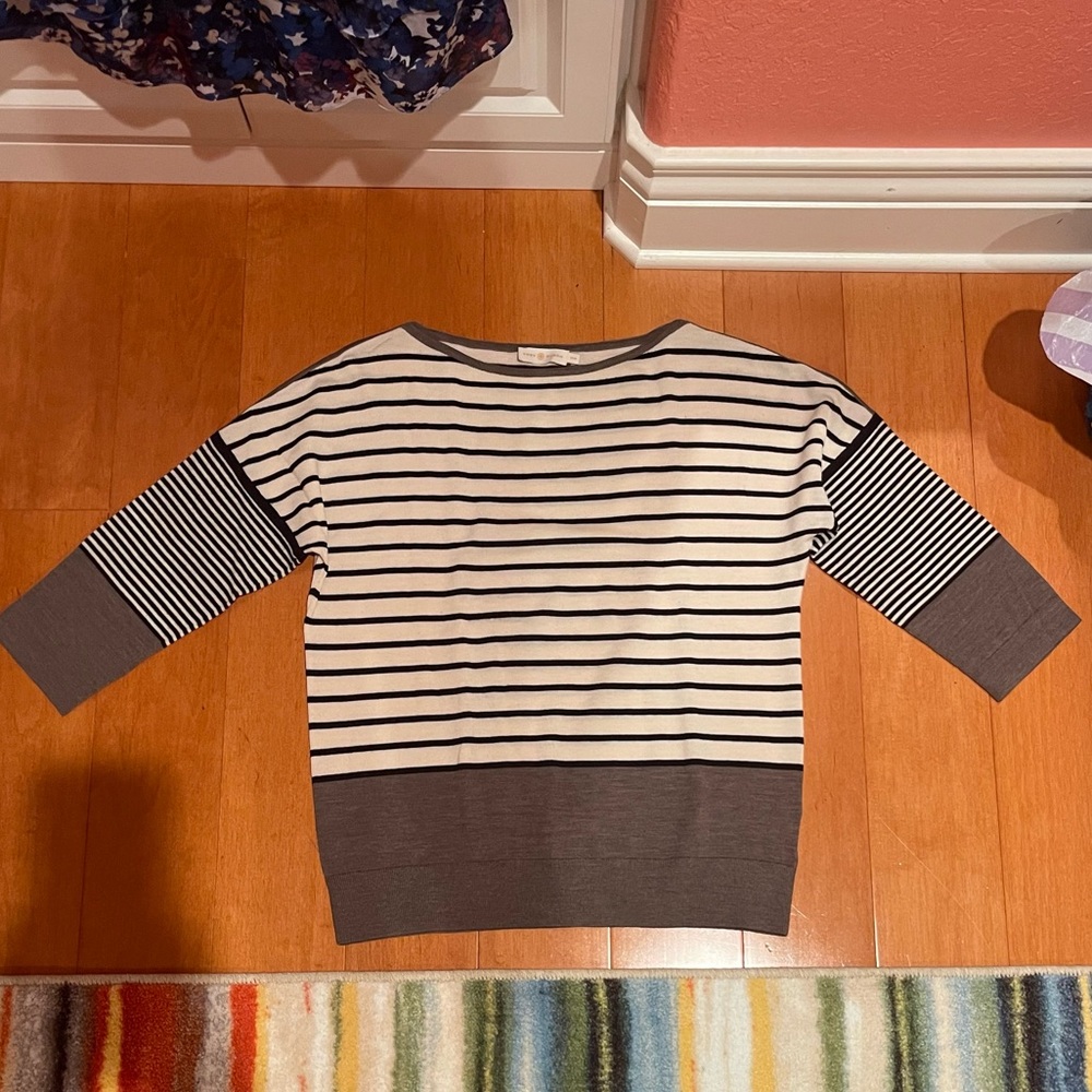 Tory Burch Women’s Sweater 3/4 Length Sleeve Sz Medium